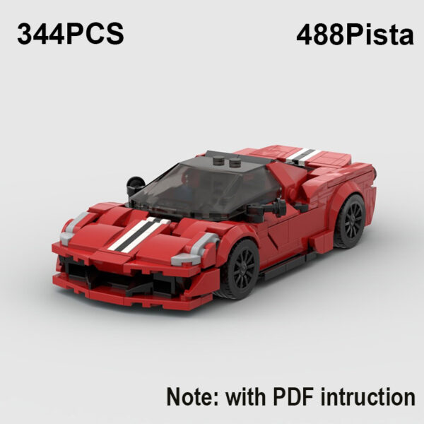 Moc Building Blocks Are Suitable For 8-grid Car Assembly - Image 9