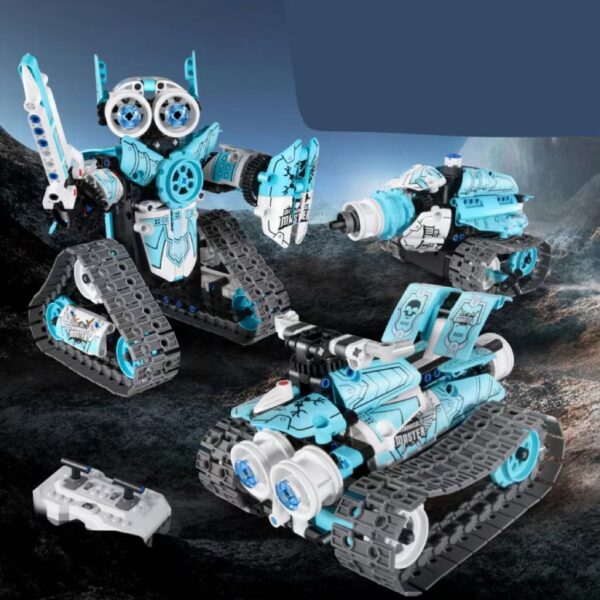 Building Blocks Electric Robot Programming Set Remote Control Intelligent Assembled Tank Boy Toys - Image 6