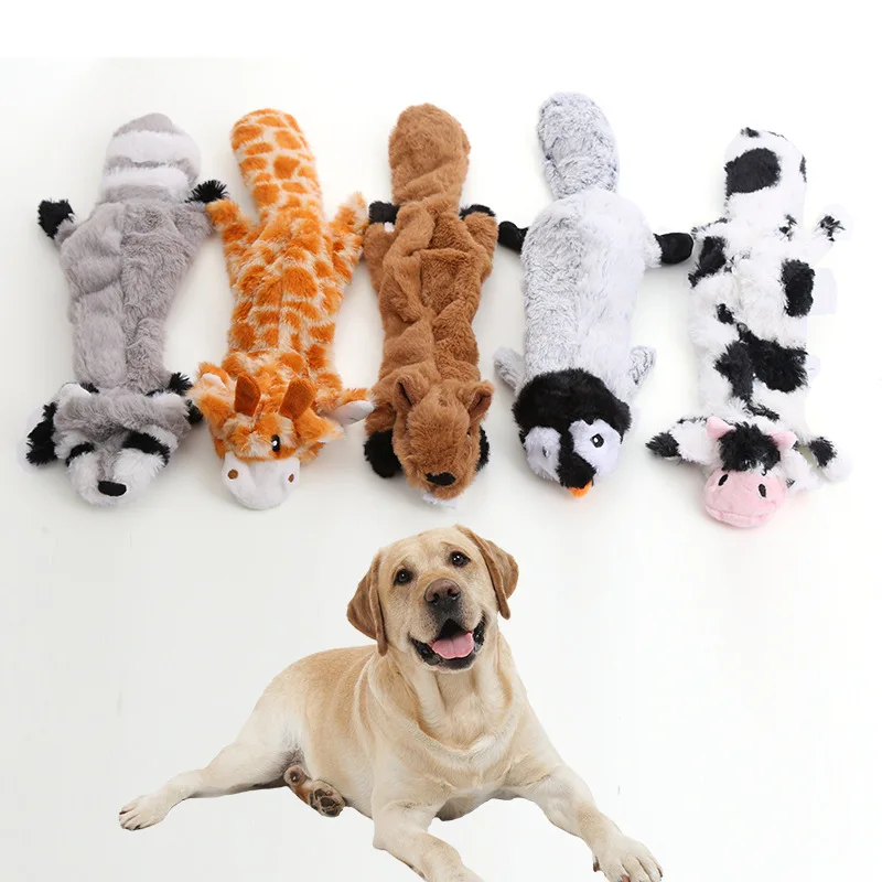 Pet Toys Plush Sounding Animal Holster Toys Dog Toys Chewing Teething Toys 1