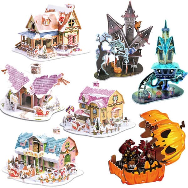 3D 3D Puzzle Model Christmas Halloween Gift - Image 3