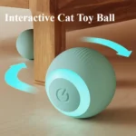 Smart Cat Rolling Ball Toys Rechargeable Cat Toys Ball Motion Ball Self-moving Kitten Toys for Indoor Interactive Playing 고양이 1