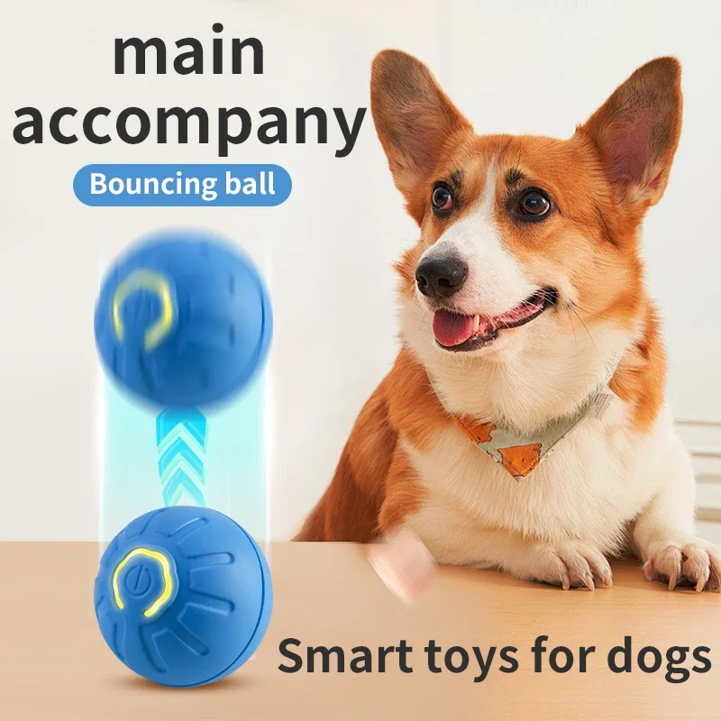 Smart Dog Toy Ball Electronic Interactive Pet Toy Moving Ball USB Automatic Moving Bouncing for Puppy Birthday Gift Cat Product 1