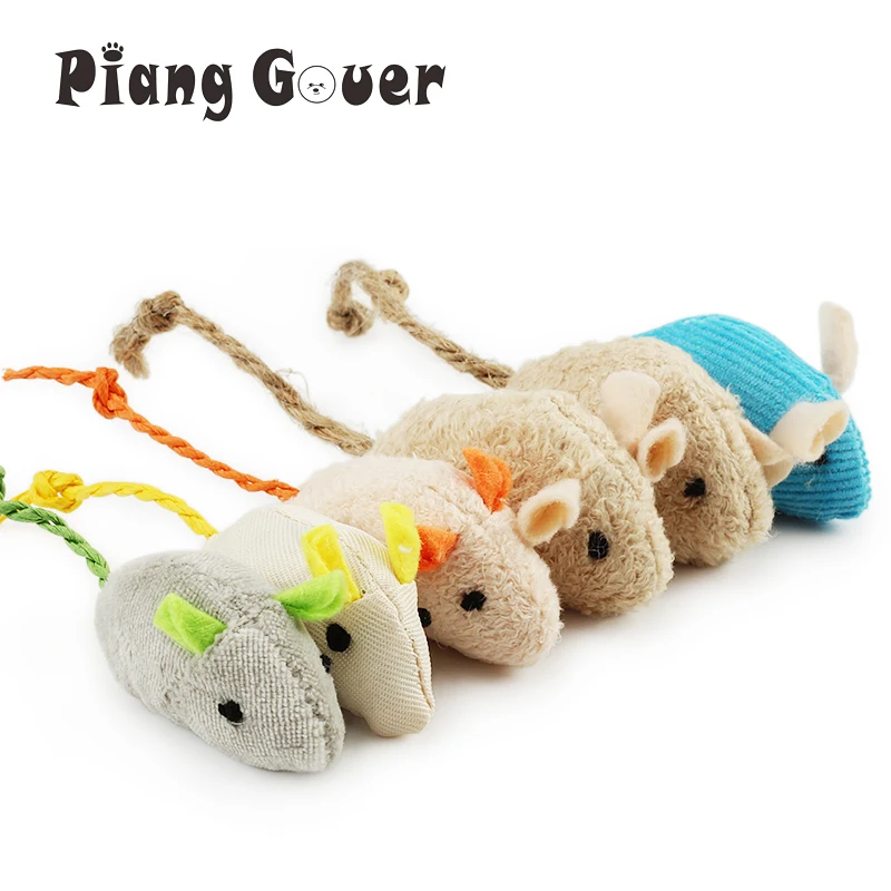 6pcs Mix Pet Toy Catnip Mice Cats Toys Fun Plush Mouse Cat Toy For Kitten 1