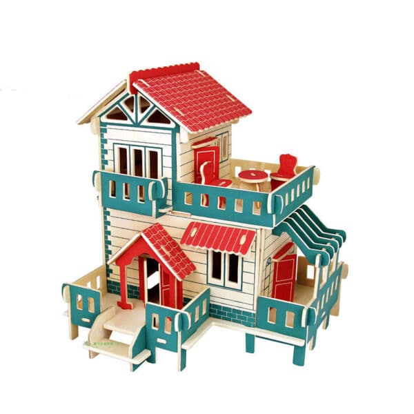 (Mingxuan Tea House) Wooden Puzzle - Image 4