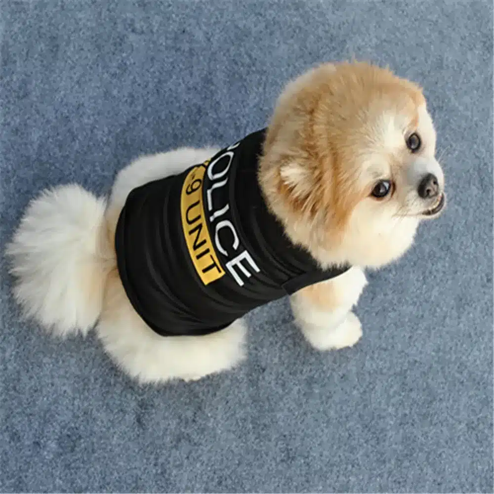 Dogs Letter Printing Pet Clothes Puppy Chihuahua Dog Cat Vest T Shirt Apparel Clothing For Small Medium Dogs Teddy Pomeranian 1