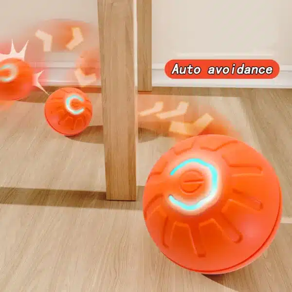 Cat Interactive Bouncing Ball Smart Cat Toys USB Automatic Rolling Magic Ball Electronic Cat Dog Toy Cat Game Accessories 2