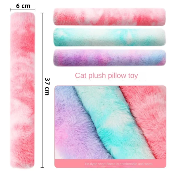 Interactive Cat Chew Toys Kitty Kick Sticks Soft Plush Catnip Toy Durable Cat Kick Toy for Teeth Cleaning and Indoor Playing 4