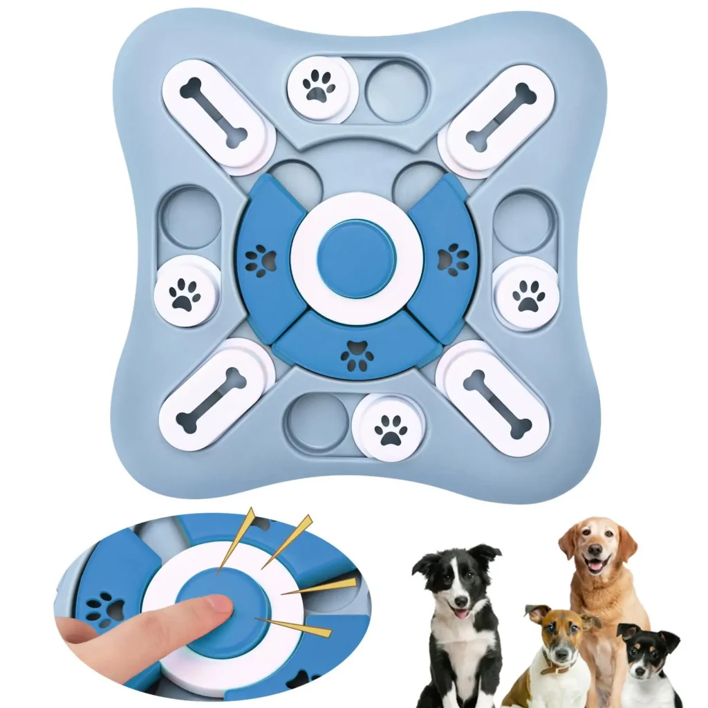 Dog Toys Slow Feeder Interactive Increase Puppy IQ Food Dispenser Slowly Eating NonSlip Bowl Pet Puzzle Cat Dogs Training Game 1