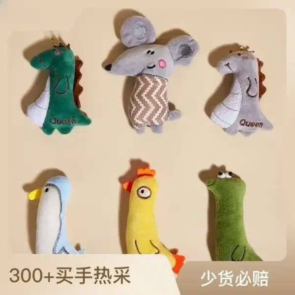 Cats Toy with Catnip Plush Cat Toys for Kitten Teeth Grinding Thumb Pillow Chewing Toy Claws Thumb Bite Pet Accessories 2