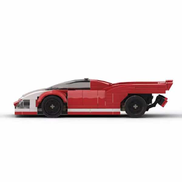 Domestic Building Blocks Suit Racing Car Model - Image 3