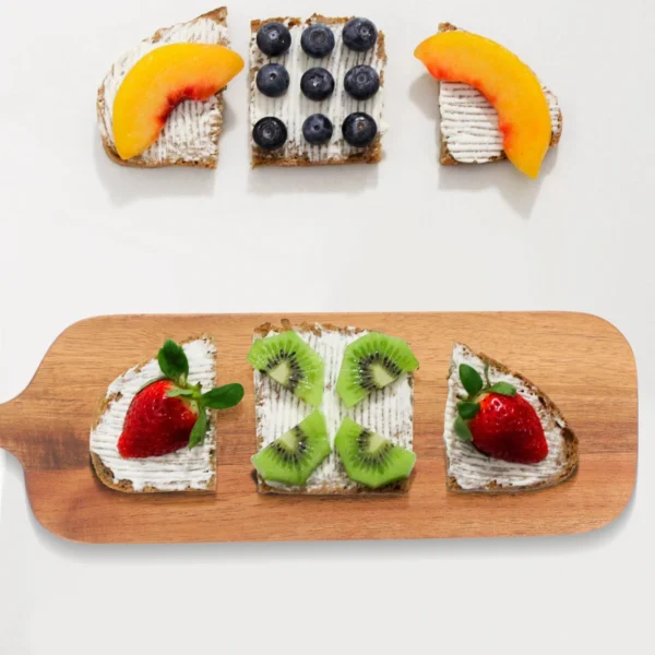 Wooden Cutting Board Long-handled Acacia Solid Household Creative Photo Props Serving Chopping Breadboard Cheese Charcuterie 5