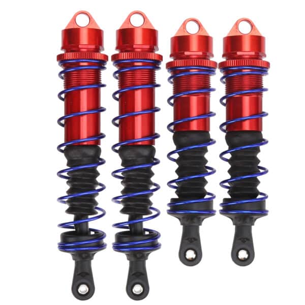 Aluminum 120mm Front 140mm Rear Metal Shock Absorber Damper Set for 1/8 RC Car Spare PartsRed - Image 3