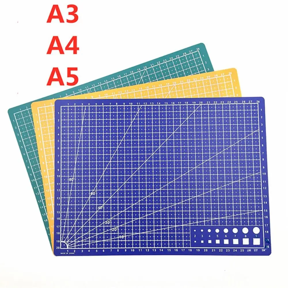 A3 A4 A5 PVC Cutting Mat Cutting Board Workbench Patchwork Sewing Manual DIY Engraving Double-side Pad Leather Craft Tool 1