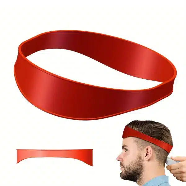 1pc/2pcs Hair Cutting Positioning Comb Flat Top Comb, Neckline Shaving Template And Hair Trimming Guide Headband 4