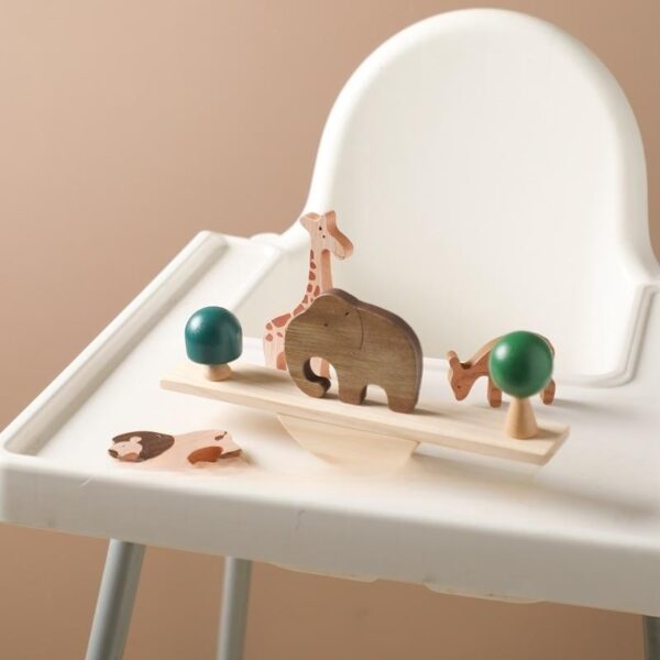 Wooden Forest Animal Balance Seesaw - Image 10