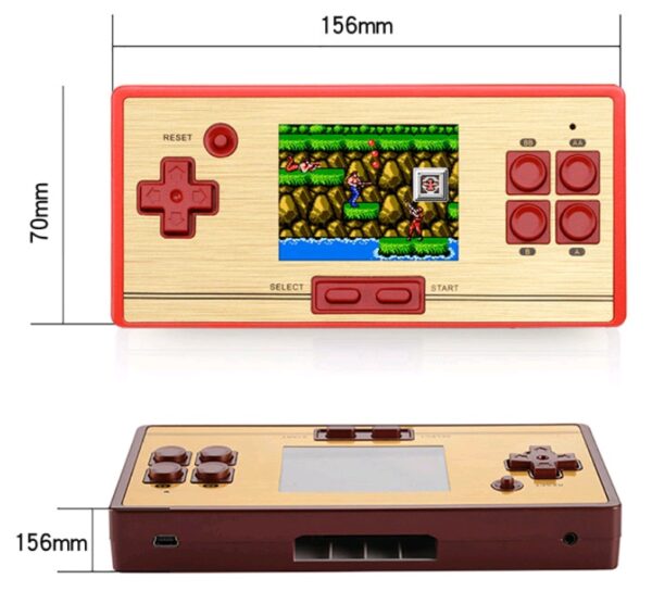 Cool child RS-20 handheld game console classic nostalgic FC handheld red and white machine 600 models are not repeated games - Image 3