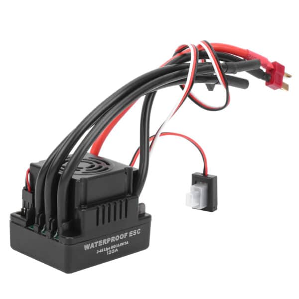 120A Waterproof Brushless ESC Electronic Speed Controller Accessory Fit for 1/8 RC CarT Plug - Image 6