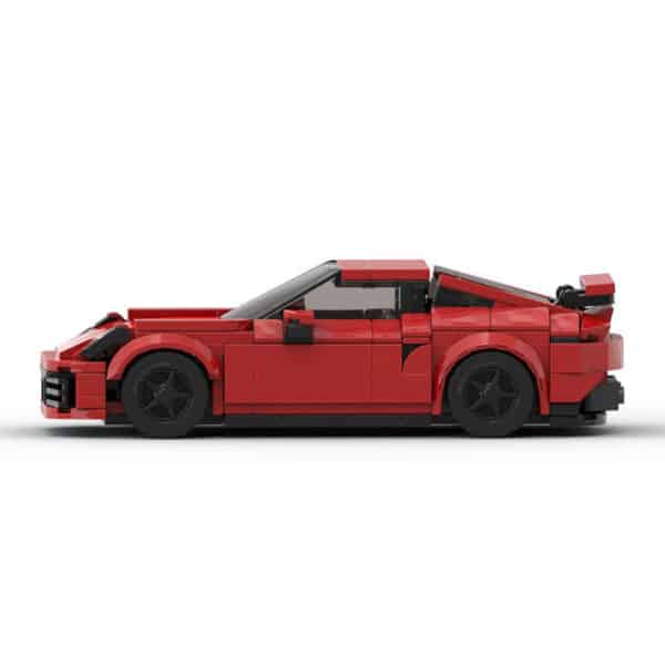 Small Particles Suit  Turbo Speed 8 Grid Building Blocks Racing Car - Image 5