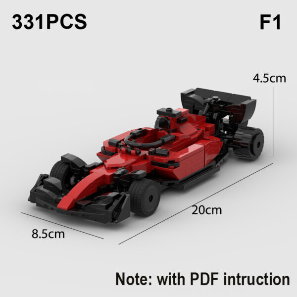 Moc Building Blocks Are Suitable For 8-grid Car Assembly - Image 3