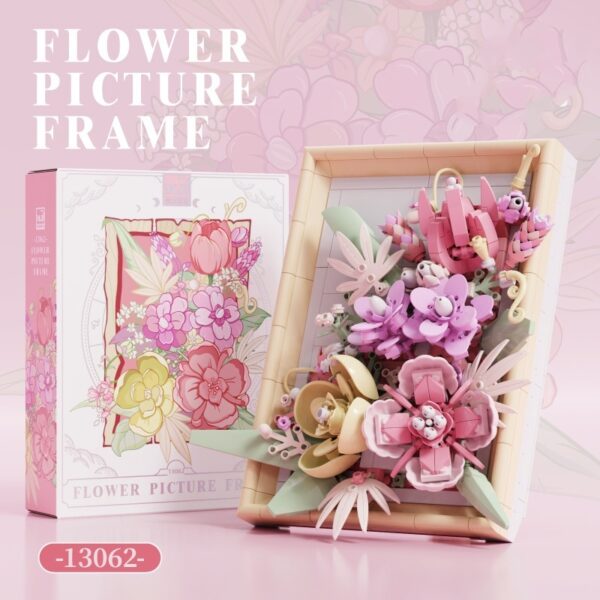 Creative Photo Frame Bouquet Small Particle Building Blocks Toy - Image 6