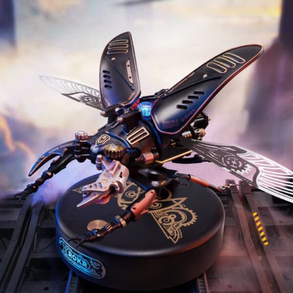 Robotime Rokr The Storm Beetle DIY Moveable Mechanic Organism 3D Puzzle Series Steampunk Design Funny Toys For Kids Child - Image 2