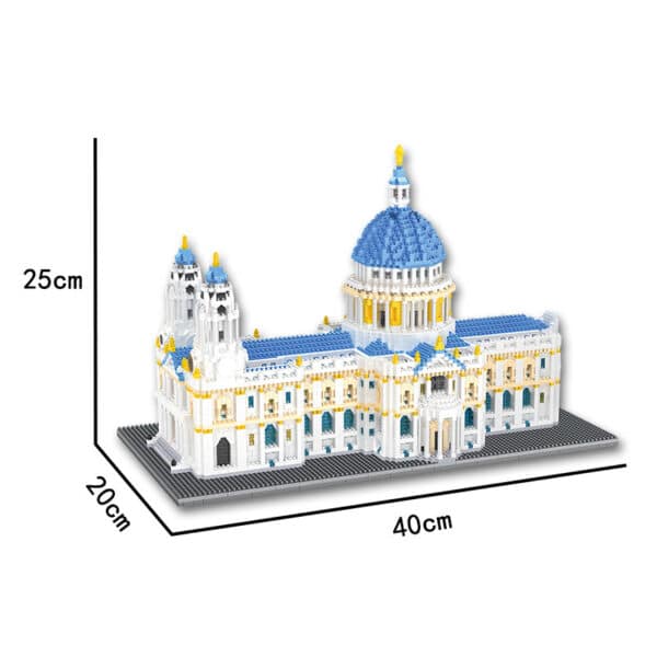 Paul Cathedral Architectural Model Building Block Toys - Image 4