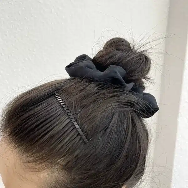 AWAYTR Women Invisible Broken Hair Hairpin Adult Tiara Tools Roll Curve Needle Bangs Fixed Insert Comb Styling Accessories 2