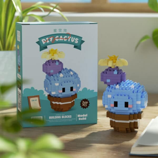 Cactus Succulent Pot Assembling Building Blocks Children's Toys - Image 6