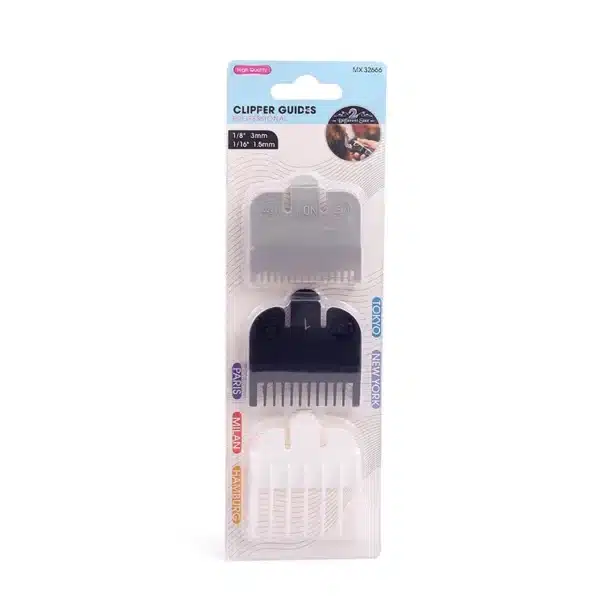 3Pcs Hair Clipper Guards Guide Combs Trimmer Cutting Guides Styling Tools Attachment Compatible 1.5mm 3mm 4.5mm 5