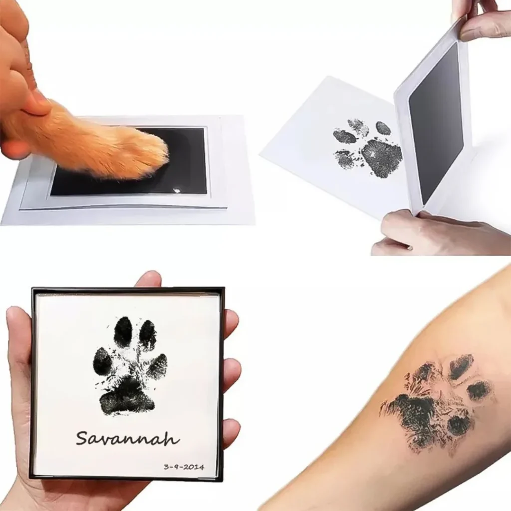 Newborn Baby Footprints Handprint Ink Pads Kits for DIY Photo Frame Accessories Newborn Baby Pet Cat Dog Paw Print Souvenir Gift 1