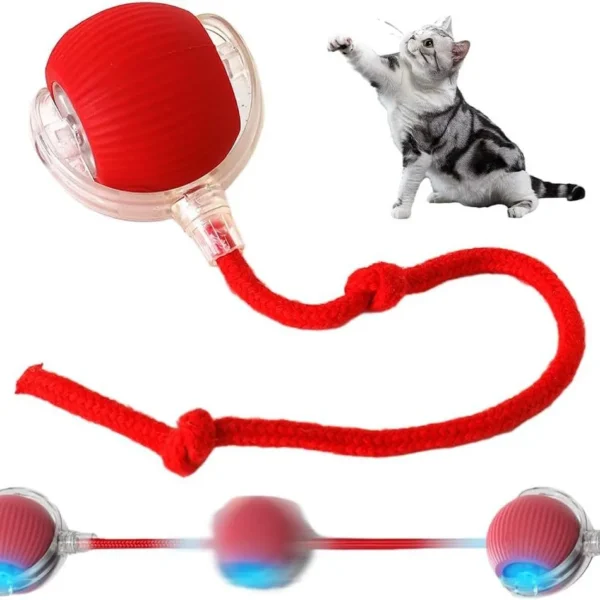 Automatic Rolling Ball Interactive Ball Cat Toys Pet Supplies Electric Dog and Cat Training to Imitate Rat Rechargeable Products 4