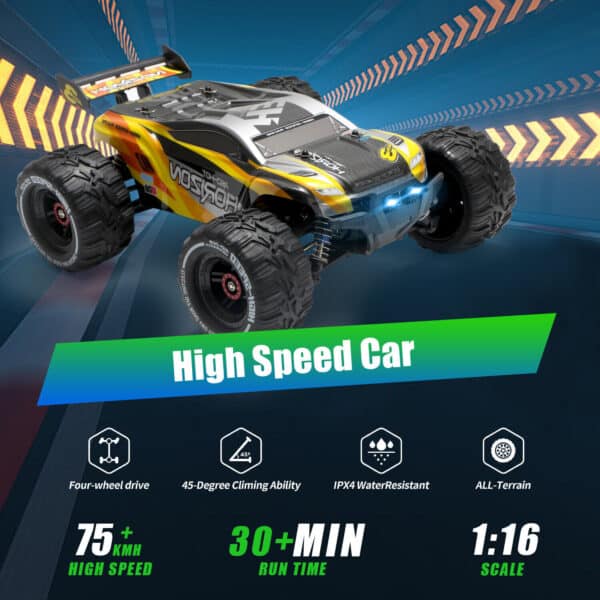 4DRC 1-10 Scale RC Car RC Auto Brushed Moster Truck Remote Control Car Off Road - Image 7