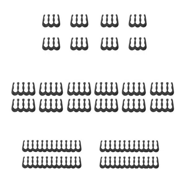 24PCS/Lot PC Cable Comb Motherboard 6/8/24Pin Cable Comb Computer Wire Management Clamp PC Power Wires Clip Organizer Dresser 5
