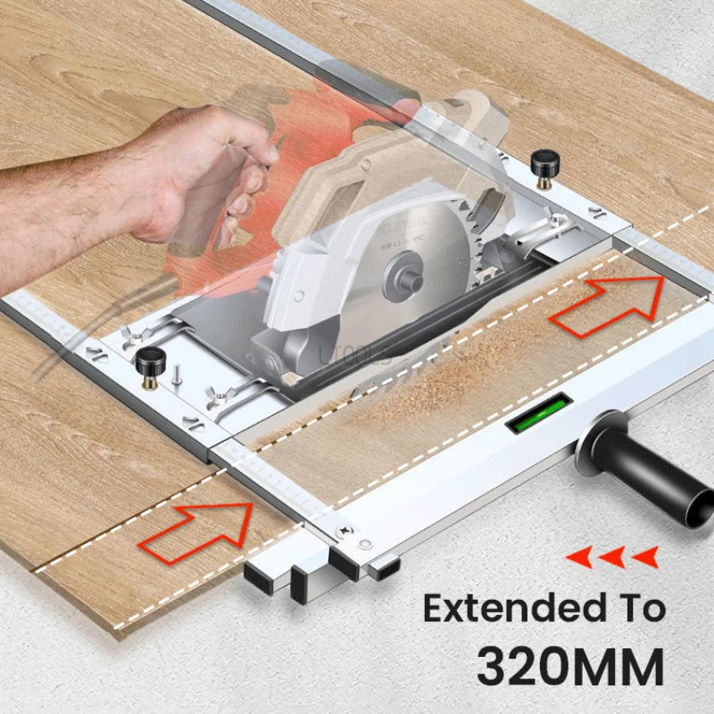 Cutting Machine Edge Guide Positioner for Circular Saw Cutter and Trimmer Edge Guide Positioning Cutting Cutting Wood Board Tool 1