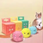 1/3Pcs Interactive Ball Smart Cat Dog Toys Plush Electric Catnip Training Toy Kitten Touch Sounding Pet Product Squeak Toy Ball 1