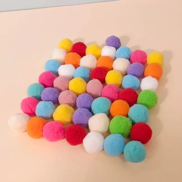 1 Set Cat Toy Interactive High Fun Toy Gun 20PCS Plush Ball Launches Quiet High Bounce Ball To Tease The Cat 5