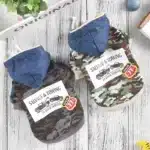 Camouflage Sweatshirt Dog Winter Clothes With Denim Hat Warm Pet Hoodie Coat XS 4L French Bulldog Pug Small Medium Puppy Apparel 1