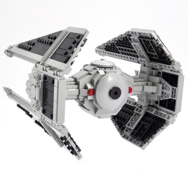 Titanium Fighter Double Ion Engine Fighter Building Blocks Toy - Image 4