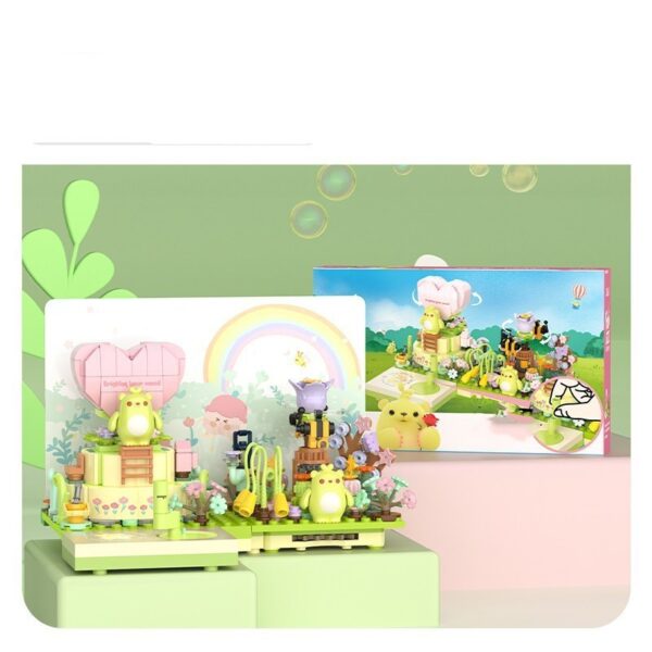 Hand Gear Jump Rocker Children's Puzzle Assembling Building Blocks Toy Ornaments - Image 6