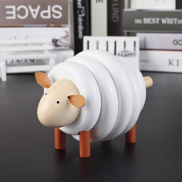 Wooden Lamb Assembling Game Creative Gift Toy - Image 3