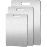 5 Size 304 Stainless Steel Thickened Cutting Board Antibacterial Mildew-proof Kneading Dough Board Kitchen Fruit vegetable 1