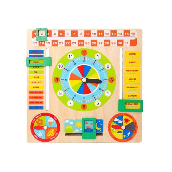 Calendar clock building block toy - Image 5