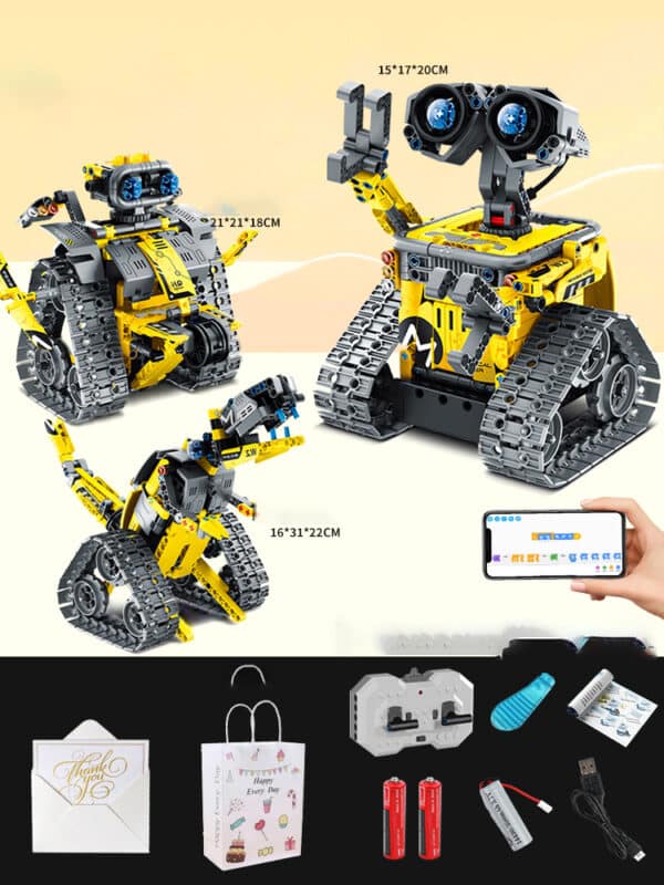 Building Blocks Programming Electric Remote Control Children's Toy Set - Image 6