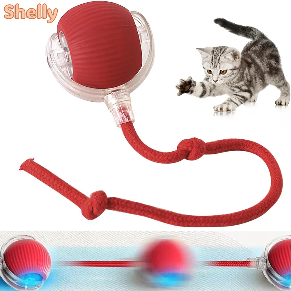 Interactive Cat Ball Toys Active Rolling Ball for Cats Smart Interactive Cat Toys Electric Cat Toy Ball Rechargeable Pet Toys 1