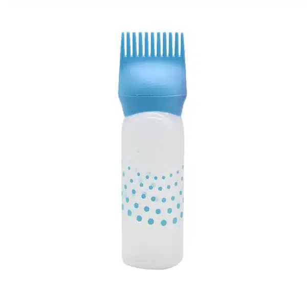160ml Refillable Hair Coloring Bottle Applicator Comb Plastic Dyeing Shampoo Hair Comb Bottle Salon Hair Coloring Tools Supplies 4
