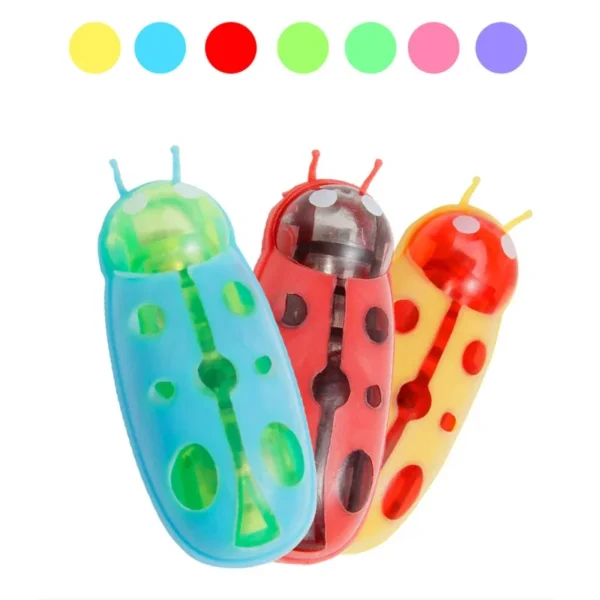 Mini Electric Bug Pet Dog Cat Toy Interactive Cute Ladybird Beetle Animal Shape Cat Toys Walking Insect Cat Playing Supplies 2