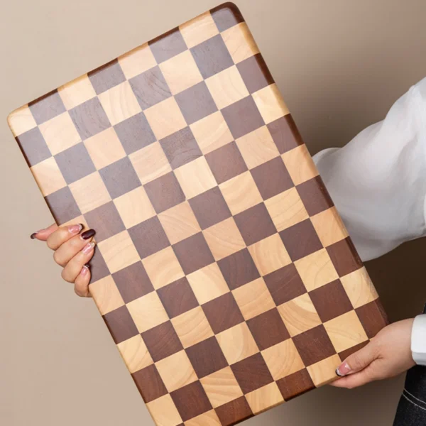 Creative Chessboard Cutting Board for Home Use, Mosaic Cutting Board, Kitchen Auxiliary Food Preparation Board, Fruit Cutting Bo 5