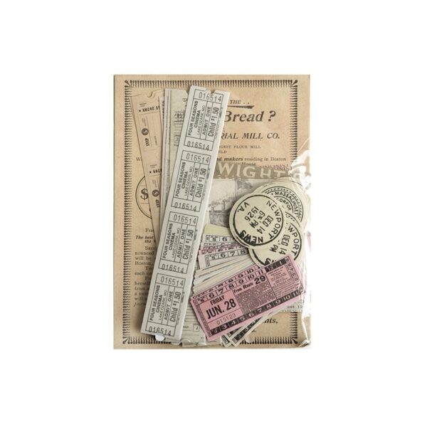 Retro Series Notebook Sample Data Decorative Stickers - Image 8