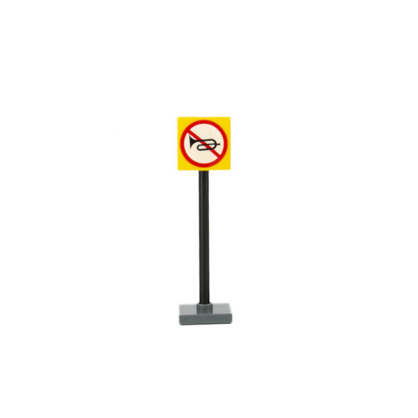 City Street View Traffic Light Signpost Accessories Small Particle Building Block Toys - Image 7