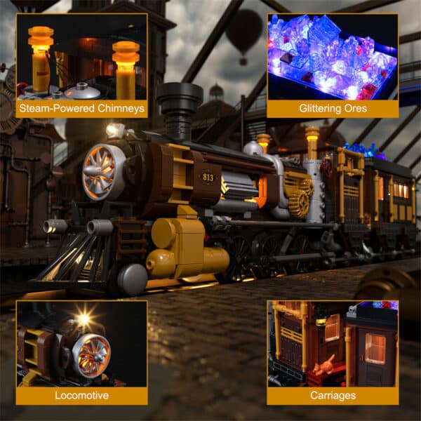 LED Building Block Lighting Educational Toy Model - Image 2